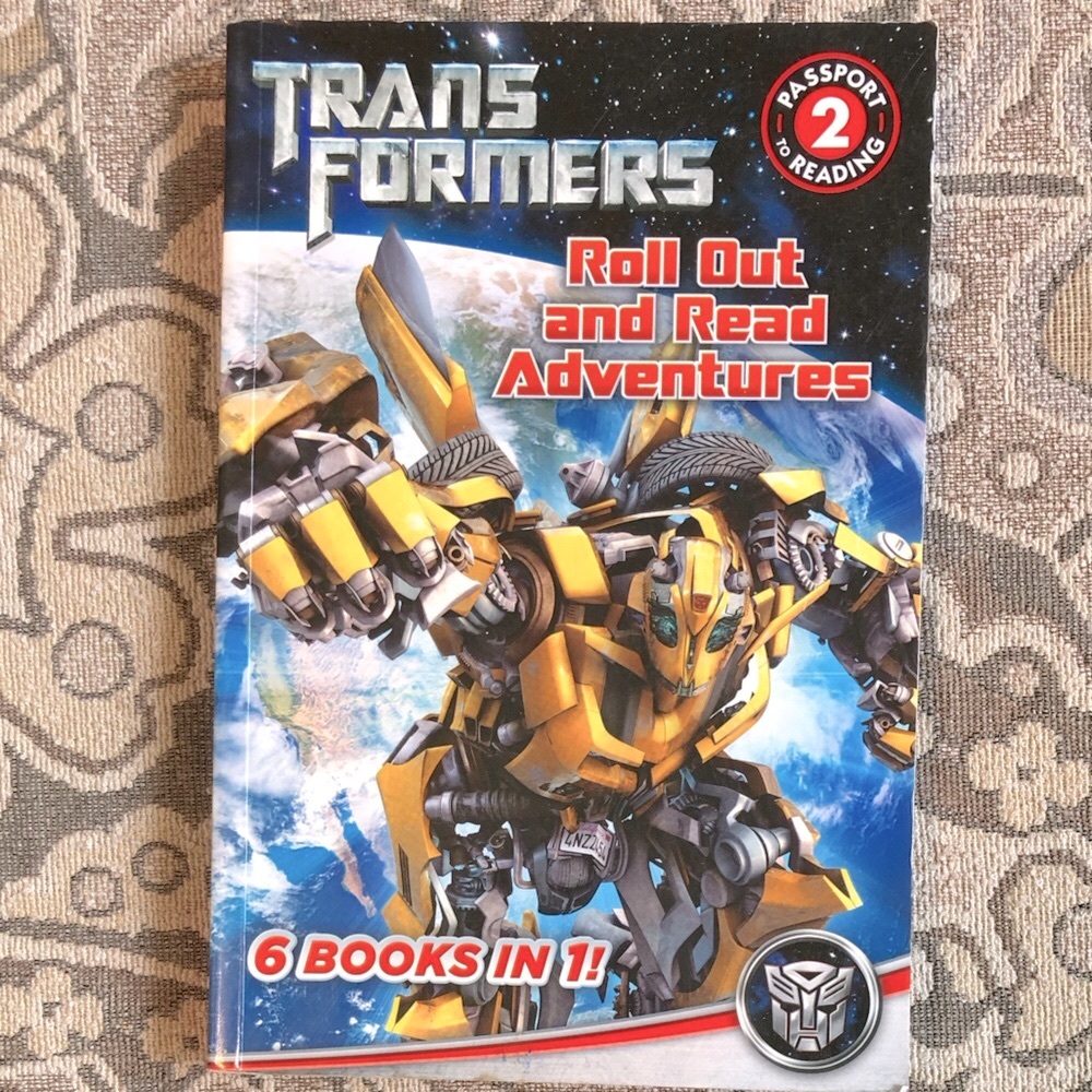 4/$20 READ* Transformers Roll Out and Read Adventures Softcover Book FLAW*